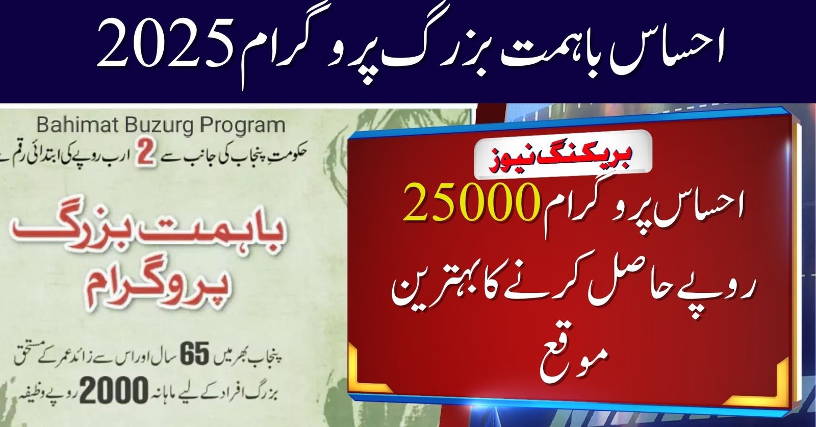 Ehsaas Ba Himmat Buzurg Program