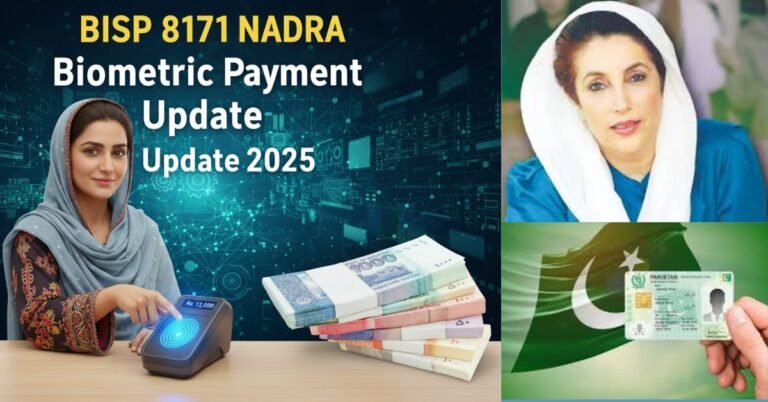 BISP 8171 NADRA Biometric Payment Update