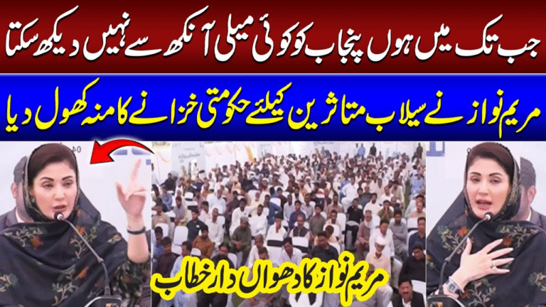 CM Punjab Sailab Bahali Program