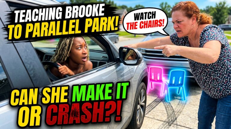 Bethany Tried Teaching Brooke to Parallel Park… It Almost Went VERY Wrong!