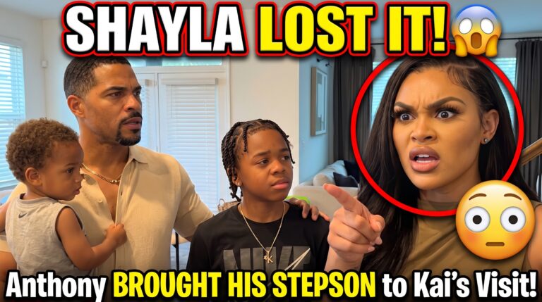 ZK…Shayla LOST IT After Anthony Brought His Stepson to Kai’s Visit!